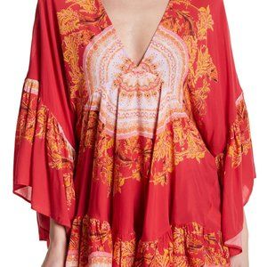 Free People Sunset Dreams Ruffle Top NWT
